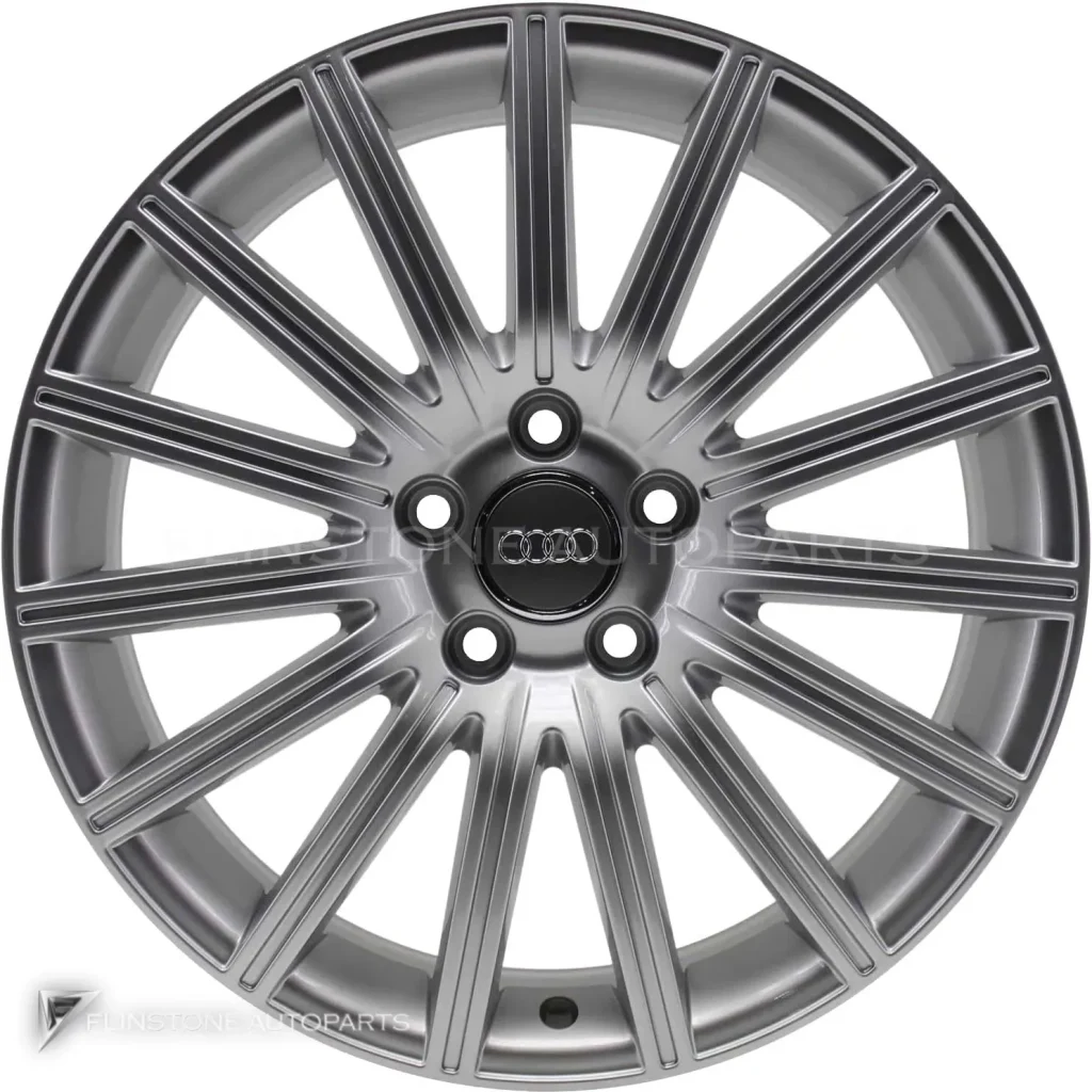ล้อแท้นำเข้า Audi 15 Spoke ขอบ 18 นิ้ว รุ่น A3 8P สี Diamond Silver