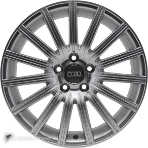 正品轮毂 Audi 15 Spoke 边框 18 英寸车型 A3 8P 颜色 Diamond Silver