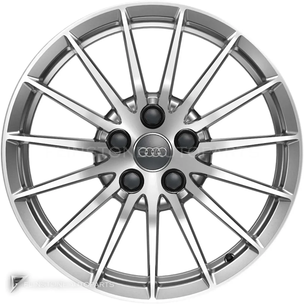 ล้อแท้นำเข้า Audi 15 Spoke ขอบ 17 นิ้ว รุ่น A4 8W สี Diamond Silver