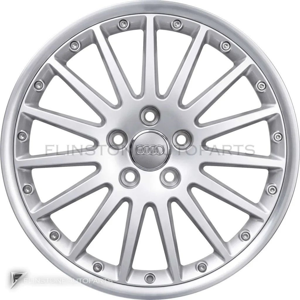 ล้อแท้นำเข้า Audi 15 Spoke ขอบ 18 นิ้ว รุ่น A4 8H สี Brilliant Silver