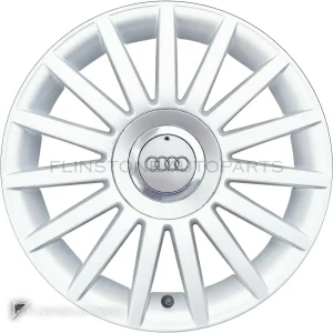 正品轮毂 Audi 15 Spoke 边框 16 英寸车型 A4 8E 颜色 Diamond Silver