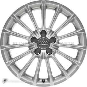 正品轮毂 Audi 15 Spoke 边框 17 英寸车型 A3 8V 颜色 Diamond Silver