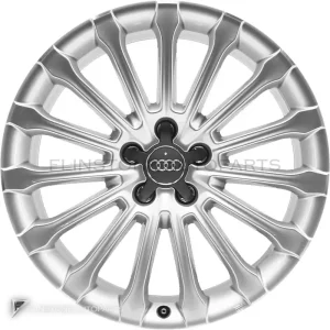 正品轮毂 Audi 15 Spoke 边框 19 英寸车型 A8 4H 颜色 Diamond Silver