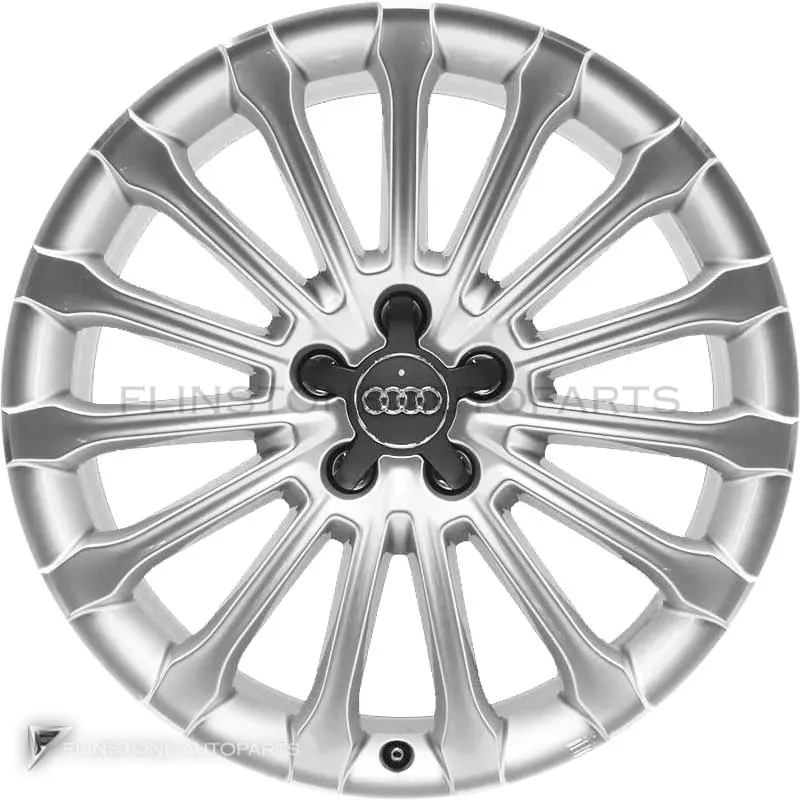 ล้อแท้นำเข้า Audi 15 Spoke ขอบ 19 นิ้ว รุ่น A8 4H สี Diamond Silver