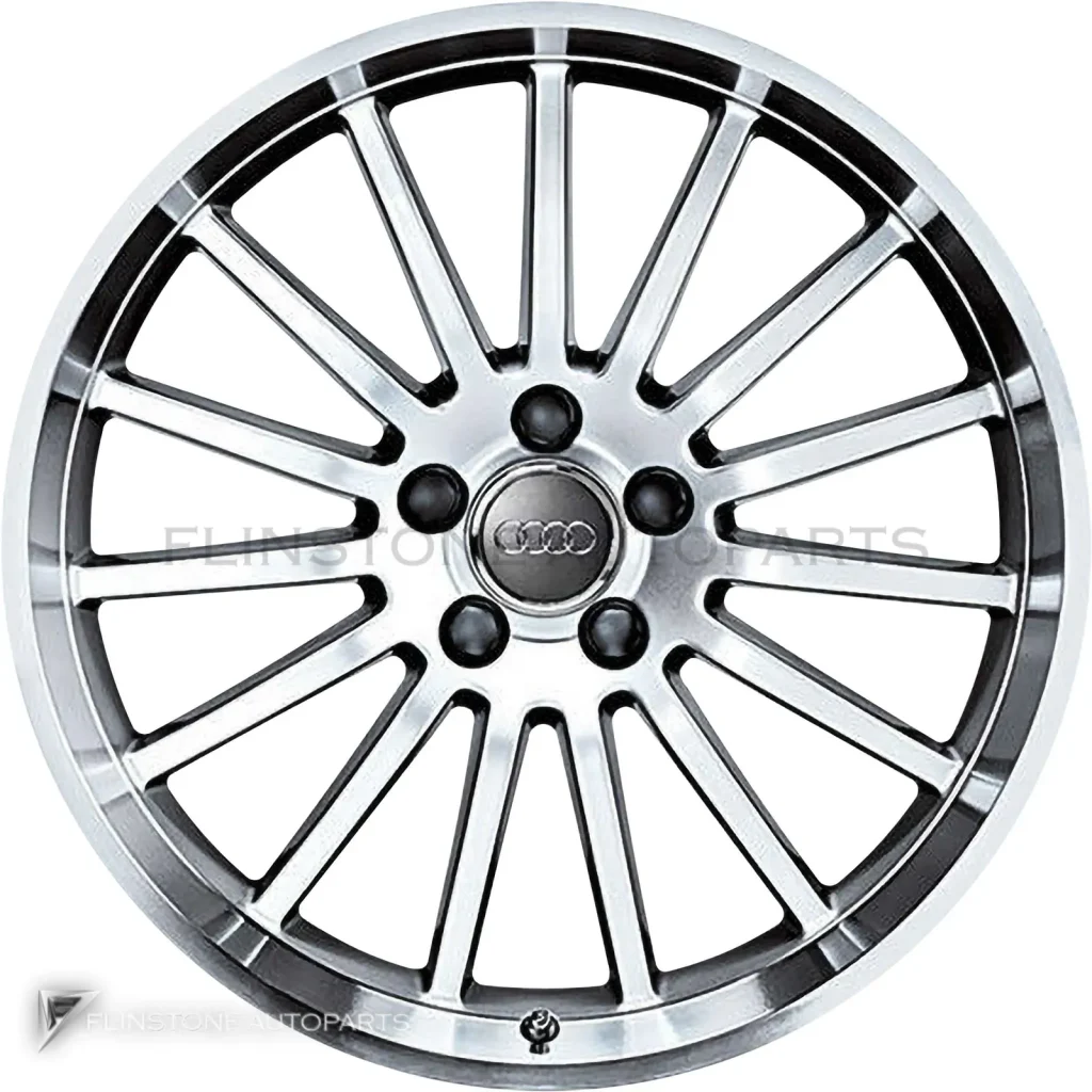 Genuine Wheels Audi 15 Spoke trim 18 inch Colour Silver Grey Painted
