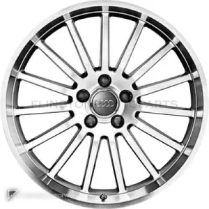 正品轮毂 Audi 15 Spoke 边框 18 英寸车型 TT 8J 颜色 Diamond Silver