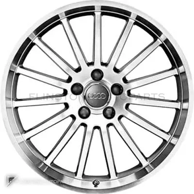 ล้อแท้ Audi 15 Spoke ขอบ 18 นิ้ว รุ่น TT 8J สี Diamond Silver