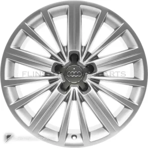 正品轮毂 Audi 15 Star Spoke 边框 18 英寸车型 A5 8F 颜色 Diamond Silver