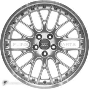 正品轮毂 Audi 20 Spoke 2pc 边框 19 英寸车型 A5 8T 颜色 Diamond Silver