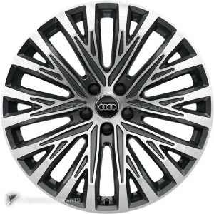 正品轮毂 Audi 20 Spoke Structure 边框 20 英寸车型 TT 4N 颜色 Graphite Grey with Diamond Cut