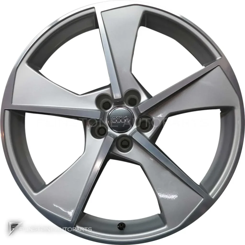 ล้อแท้ Audi 5 Aero Spoke ขอบ 20 นิ้ว รุ่น Q7 4M สี Galvano Silver with Diamond Cut