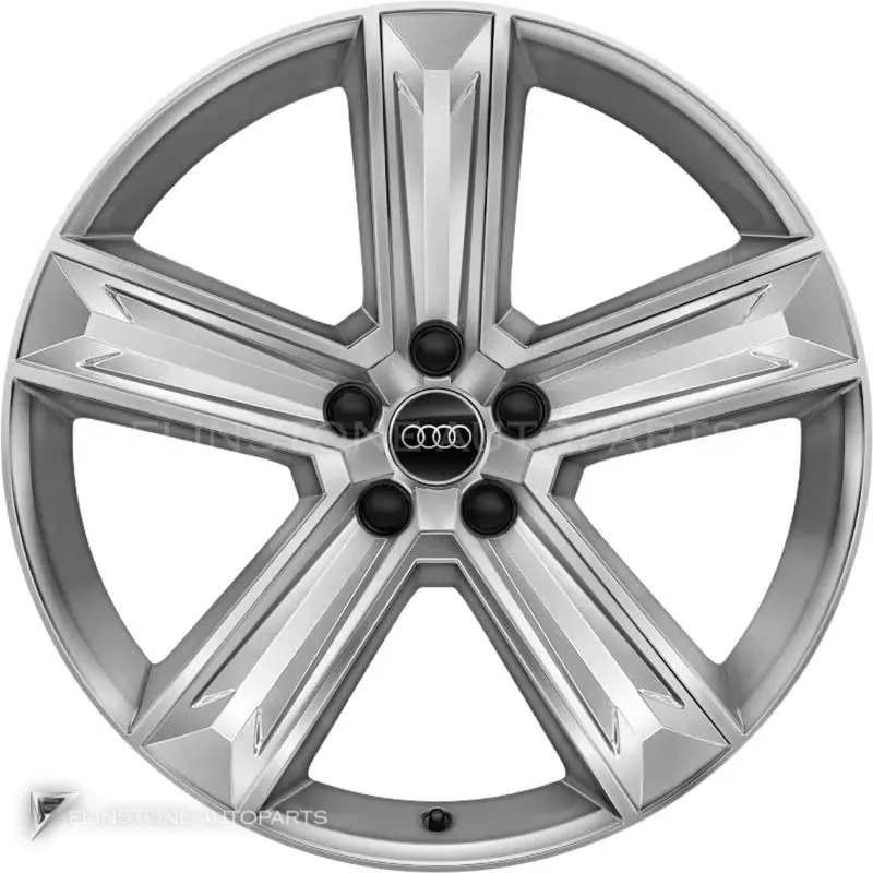 ล้อแท้ Audi 5 Arm Aero ขอบ 20 นิ้ว รุ่น Q8 4M8 สี Galvano Silver