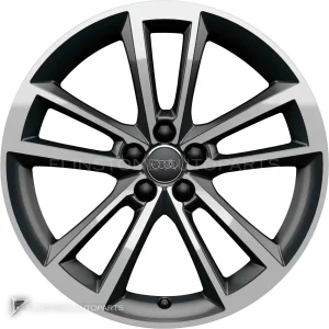 正品轮毂 Audi 5 Arm Cavo 边框 18 英寸车型 A1 8X 颜色 Graphite Grey