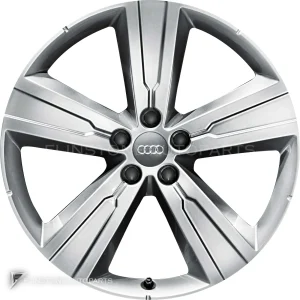 正品轮毂 Audi 5 Arm Crena 边框 20 英寸车型 Q7 4M 颜色 Diamond Silver