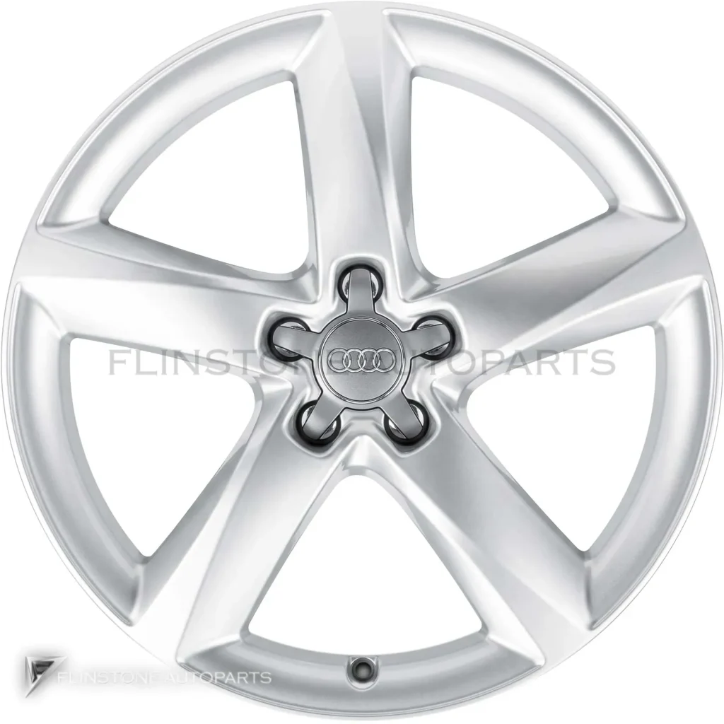 ล้อแท้นำเข้า Audi 5 Arm Design ขอบ 19 นิ้ว รุ่น A8 4H สี Diamond Silver
