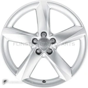 正品轮毂 Audi 5 Arm Design 边框 19 英寸车型 A8 4H 颜色 Diamond Silver