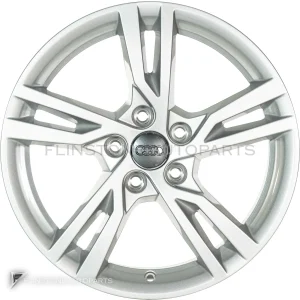 正品轮毂 Audi 5 Arm Double Spoke 边框 17 英寸车型 A3 8V 颜色 Diamond Silver