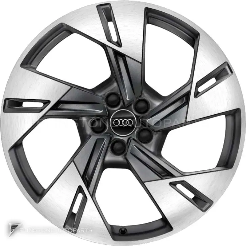 ล้อแท้ Audi 5 Arm Dynamic ขอบ 20 นิ้ว รุ่น Q8 4KE สี Graphite Grey with Diamond Cut