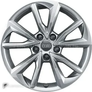 正品轮毂 Audi 5 Arm Falx 边框 17 英寸车型 TT 8S 颜色 Diamond Silver