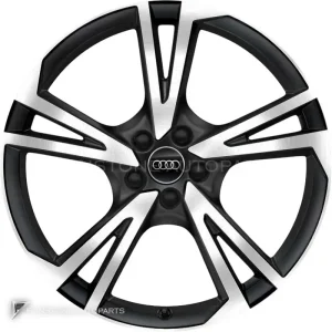 正品轮毂 Audi 5 Arm Falx 边框 20 英寸车型 Q5 80A 颜色 Matt Black
