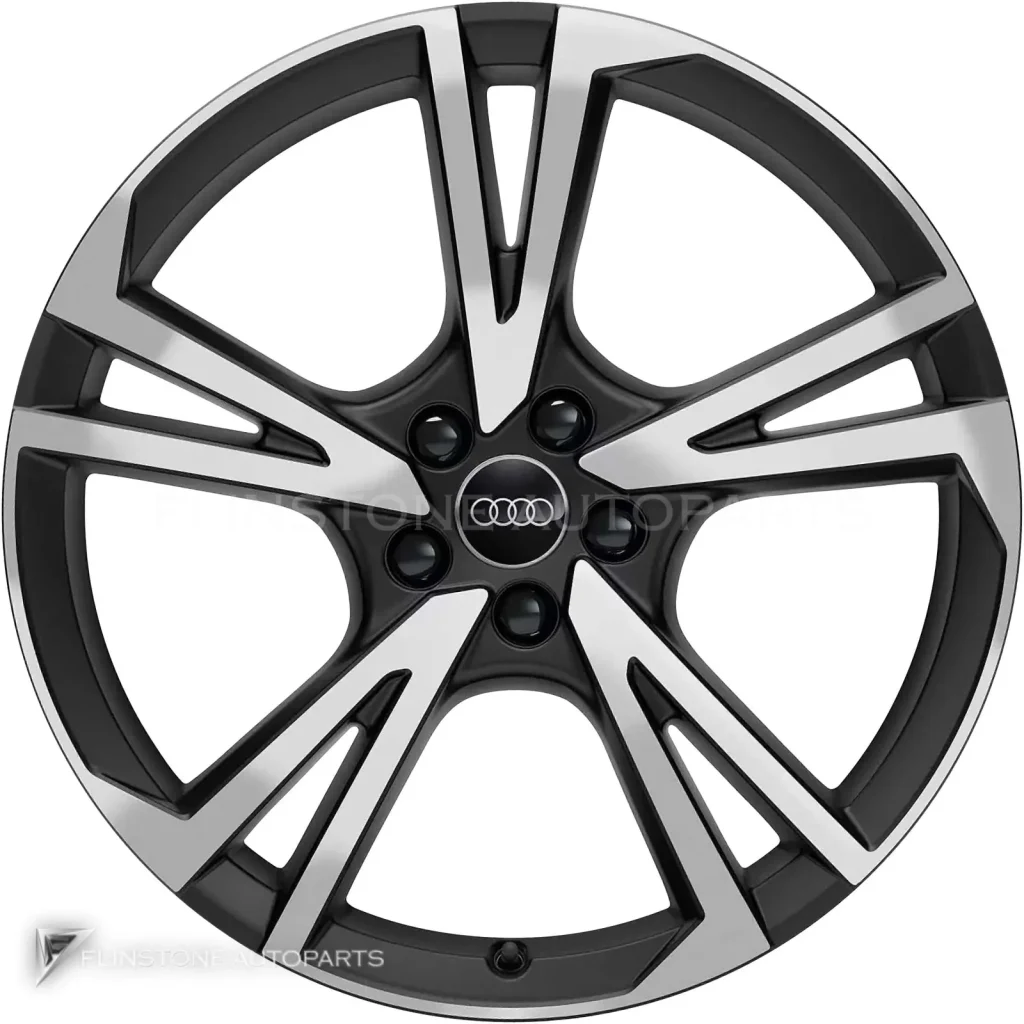 ล้อแท้ Audi 5 Arm Falx ขอบ 21 นิ้ว รุ่น A6 4K สี Matt Black