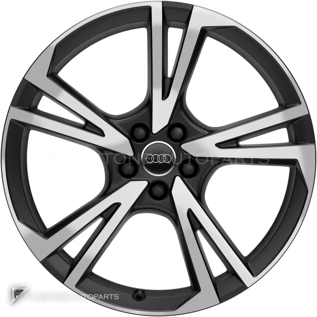 ล้อแท้ Audi 5 Arm Falx ขอบ 21 นิ้ว รุ่น A7 4K8 สี Matt Black