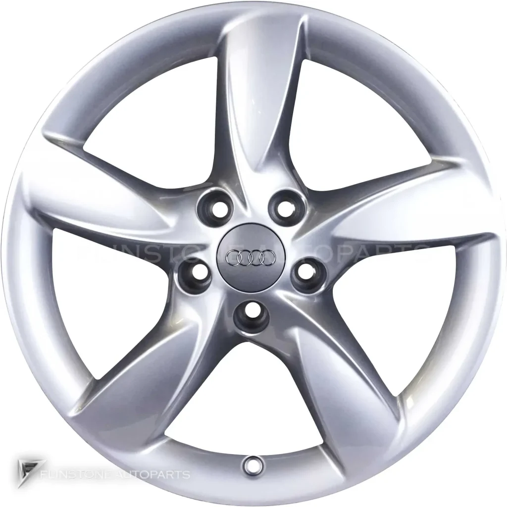 ล้อแท้ Audi 5 Arm Helica ขอบ 17 นิ้ว รุ่น A6 4G สี Diamond Silver