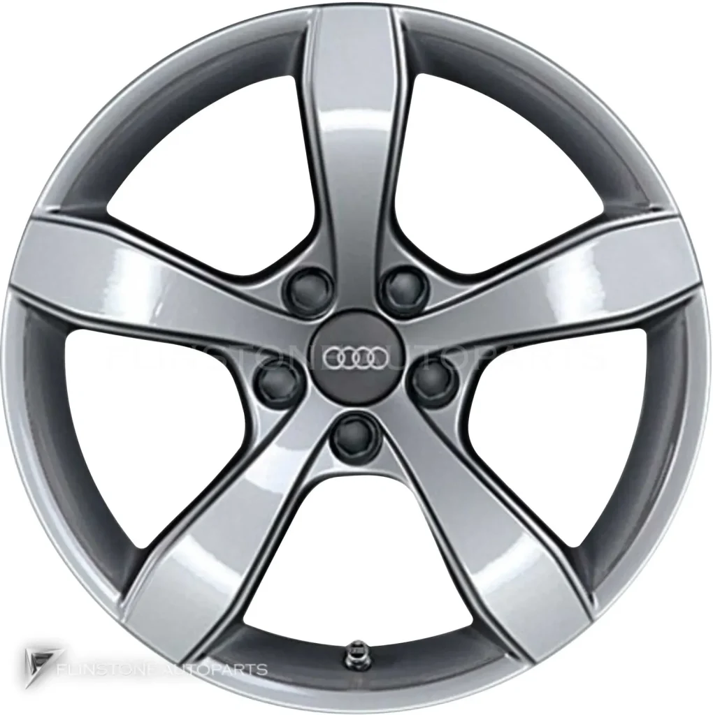 ล้อแท้นำเข้า Audi 5 Arm Pin ขอบ 15 นิ้ว รุ่น A1 8X สี Diamond Silver