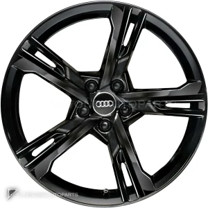 正品轮毂 Audi 5 Arm Ramus 边框 20 英寸车型 A7 4K8 颜色 Gloss Black