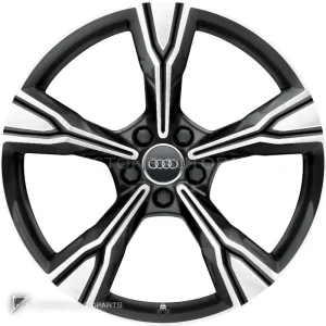 正品轮毂 Audi 5 Arm Rima 边框 20 英寸车型 TT 8S 颜色 Matt Black
