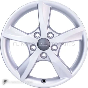 正品轮毂 Audi 5 Arm Rotor Design 边框 16 英寸车型 A3 8V 颜色 Diamond Silver