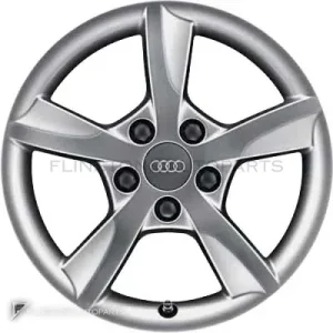 正品轮毂 Audi 5 Arm Rotor 边框 16 英寸车型 A3 8V 颜色 Diamond Silver