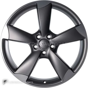 正品轮毂 Audi 5 Arm Rotor 边框 20 英寸车型 A6 4G 颜色 Titanium Grey with Diamond Cut