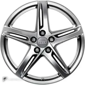 正品轮毂 Audi 5 Arm Rotor 边框 18 英寸车型 A5 8T 颜色 Galvano Grey