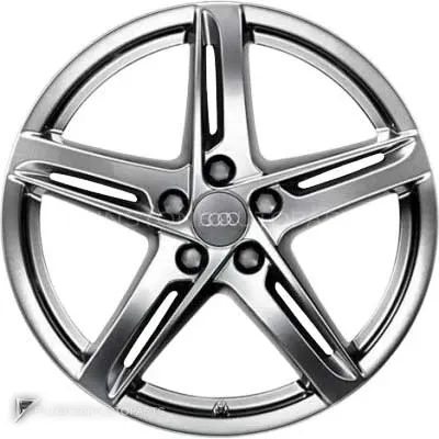 ล้อแท้ Audi 5 Arm Rotor ขอบ 18 นิ้ว รุ่น A5 8T สี Galvano Grey