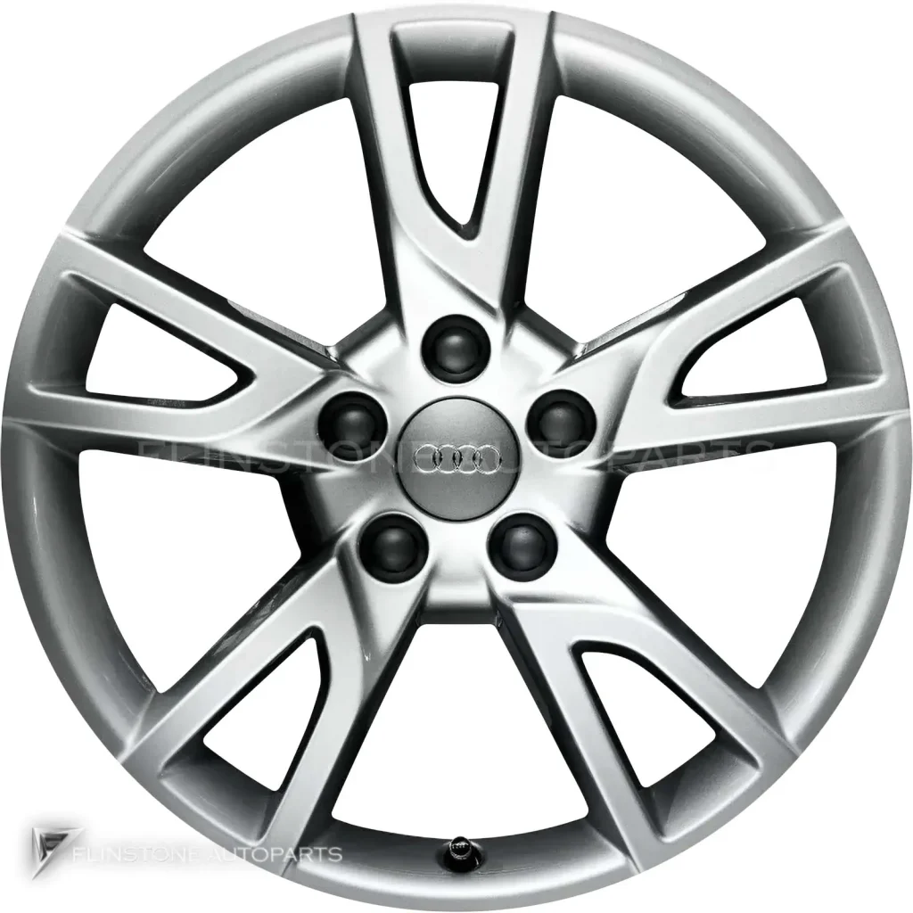ล้อแท้นำเข้า Audi 5 Arm Semi Y ขอบ 17 นิ้ว รุ่น Q3 8U สี Diamond Silver