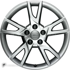 正品轮毂 Audi 5 Arm Semi Y 边框 17 英寸车型 Q3 8U 颜色 Diamond Silver