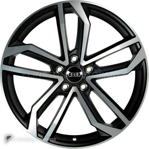 正品轮毂 Audi 5 Arm Sidius 边框 19 英寸车型 A4 8W 颜色 Matt Black