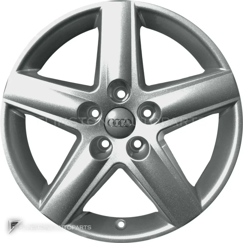 ล้อแท้ Audi 5 Arm Spider ขอบ 17 นิ้ว รุ่น A6 4F สี Avus Silver