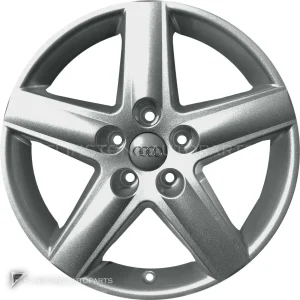 正品轮毂 Audi 5 Arm Spider 边框 17 英寸车型 A6 4F 颜色 Avus Silver