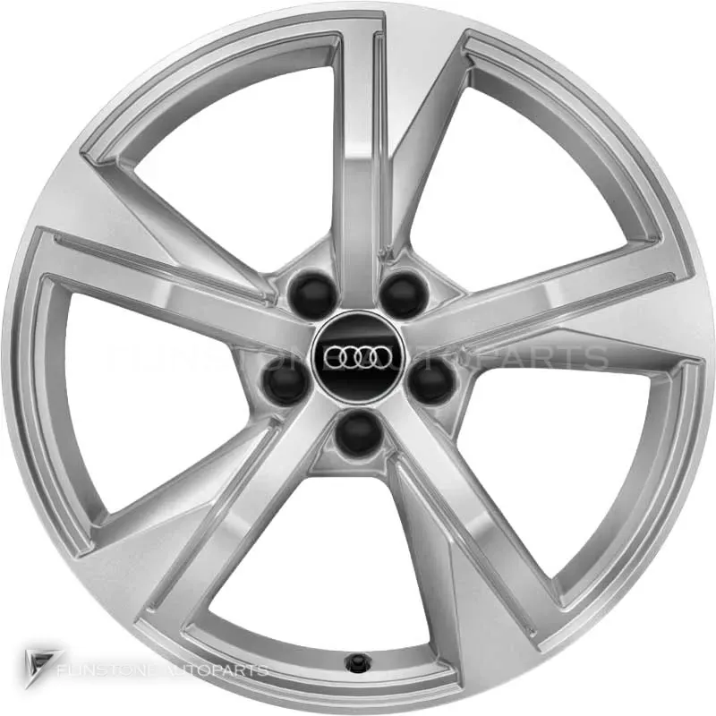 ล้อแท้ Audi 5 Arm Star ขอบ 17 นิ้ว รุ่น A1 82A สี Galvano Silver