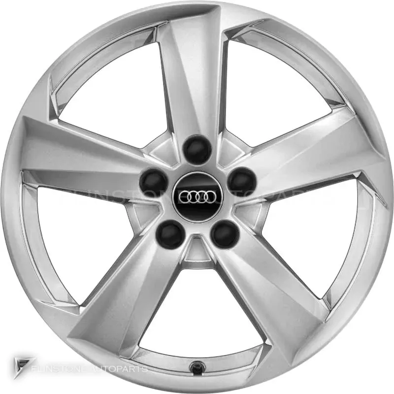 ล้อแท้นำเข้า Audi 5 Arm Star ขอบ 17 นิ้ว รุ่น Q2 81A สี Diamond Silver