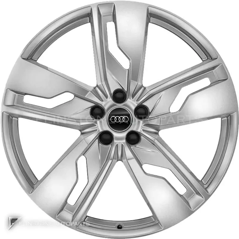 ล้อแท้ Audi 5 Arm Tornado ขอบ 21 นิ้ว รุ่น Q7 4M สี Galvano Silver