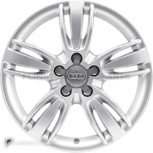 正品轮毂 Audi 5 Arm Trias 边框 17 英寸车型 Q3 8U 颜色 Diamond Silver