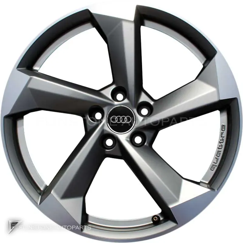 ล้อแท้ Audi 5 Arm Turbine ขอบ 19 นิ้ว รุ่น A6 4G สี Platinum