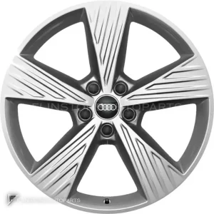 正品轮毂 Audi 5 Arm 边框 19 英寸车型 Q4 89A 颜色 Diamond Silver