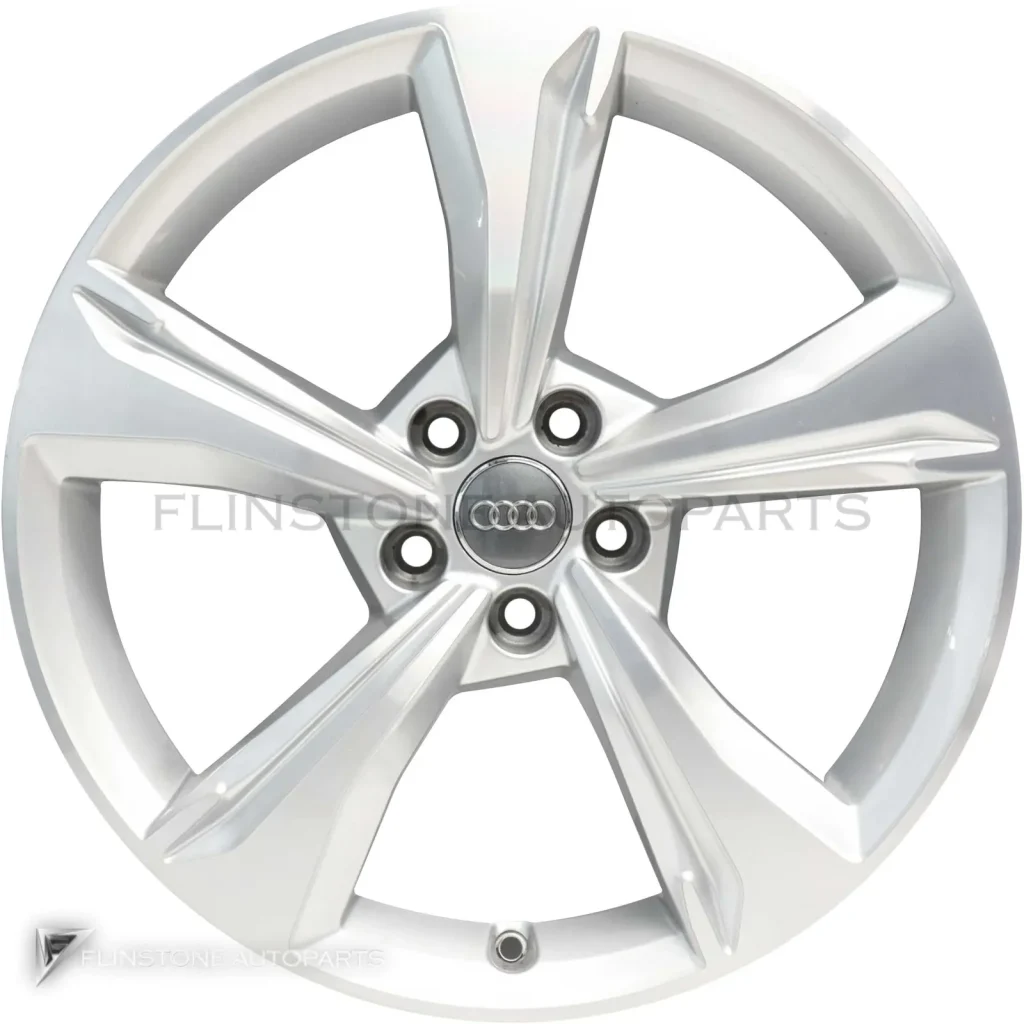 ล้อแท้นำเข้า Audi 5 Arm ขอบ 19 นิ้ว รุ่น Q5 80A สี Diamond Silver