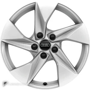 正品轮毂 Audi 5 Arm 边框 17 英寸车型 A3 8Y 颜色 Diamond Silver