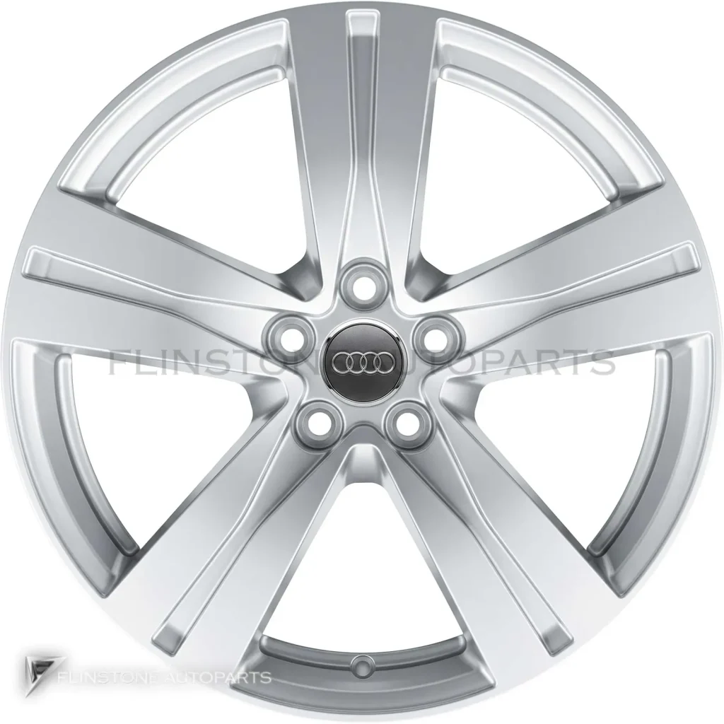 正品轮毂 Audi 5 Arm 边框 18 英寸车型 Q7 4M 颜色 Diamond Silver