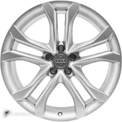ล้อแท้นำเข้า Audi 5 Arm ขอบ 20 นิ้ว รุ่น Q5 8R สี Diamond Silver